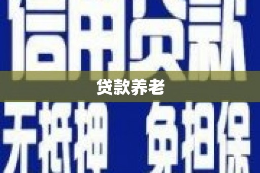 清溪贷款养老
