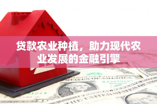 清溪贷款农业种植，助力现代农业发展的金融引擎