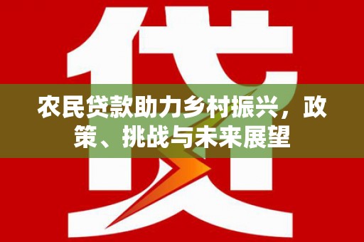 清溪农民贷款助力乡村振兴，政策、挑战与未来展望