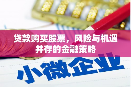 清溪贷款购买股票，风险与机遇并存的金融策略